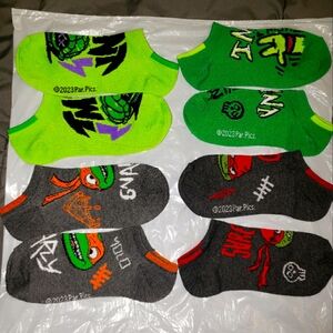 Teenage Mutant Ninja Turtles Socks. Brand New. TMNT. One Size